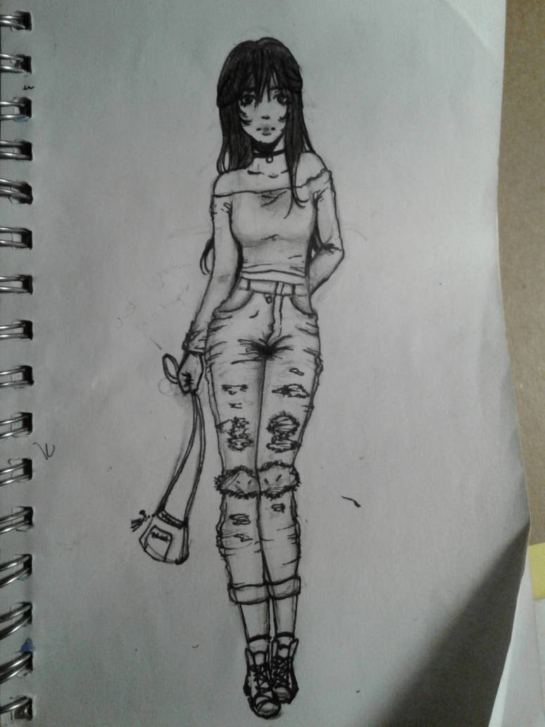 ripped jeans by cheezpig174 on DeviantArt