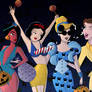 Disney Princesses on Halloween