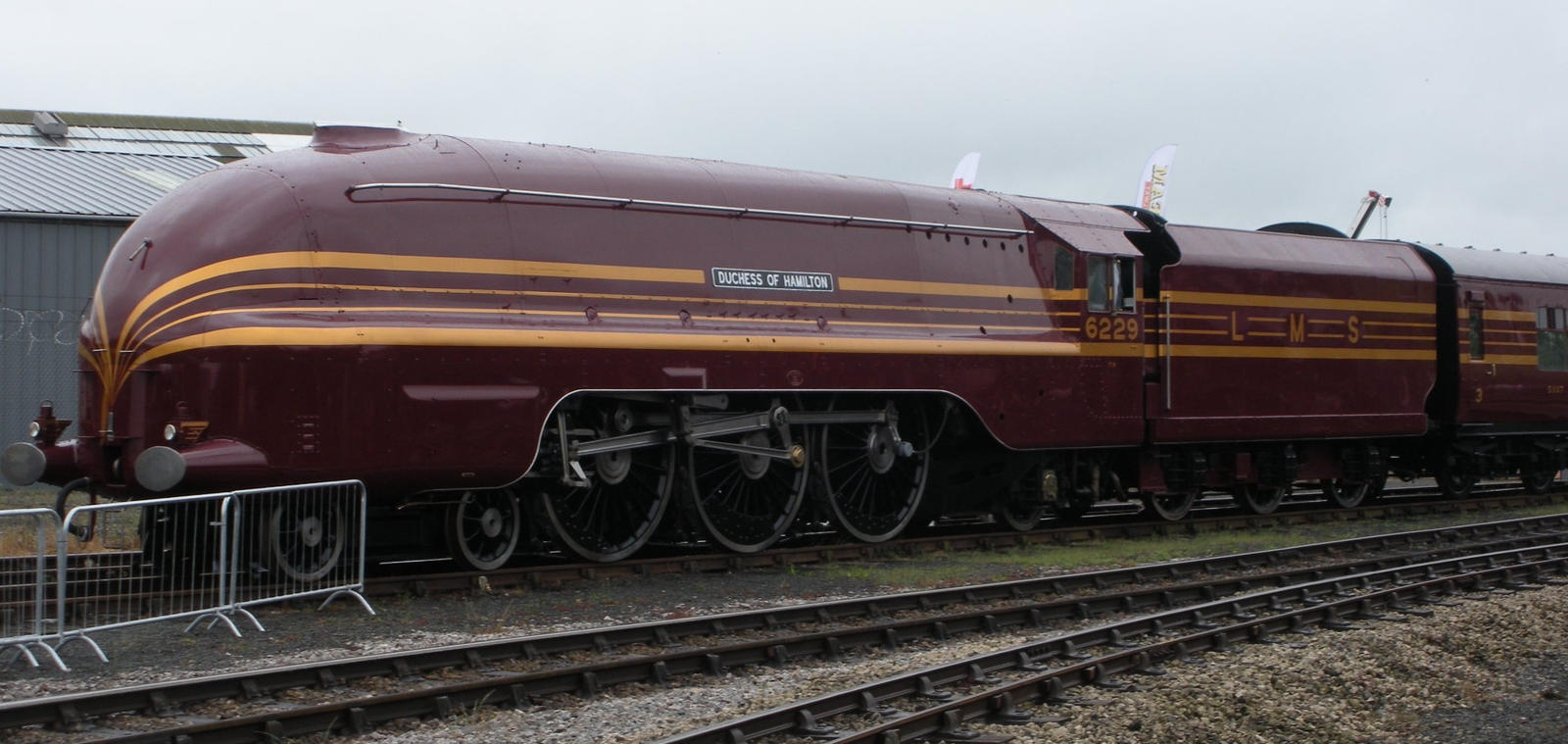 Duchess of Hamilton at Railfest 2012