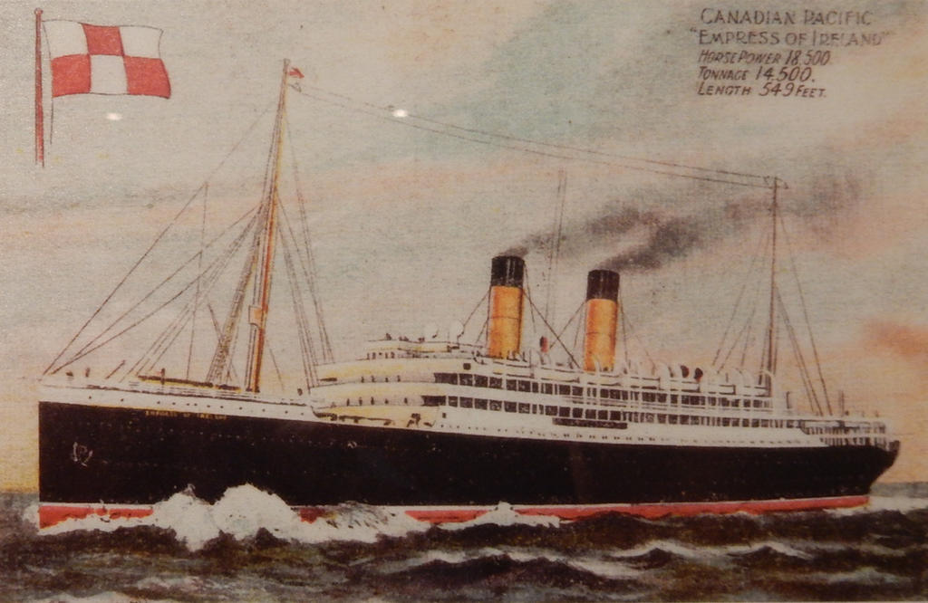 RMS Empress of Ireland Postcard