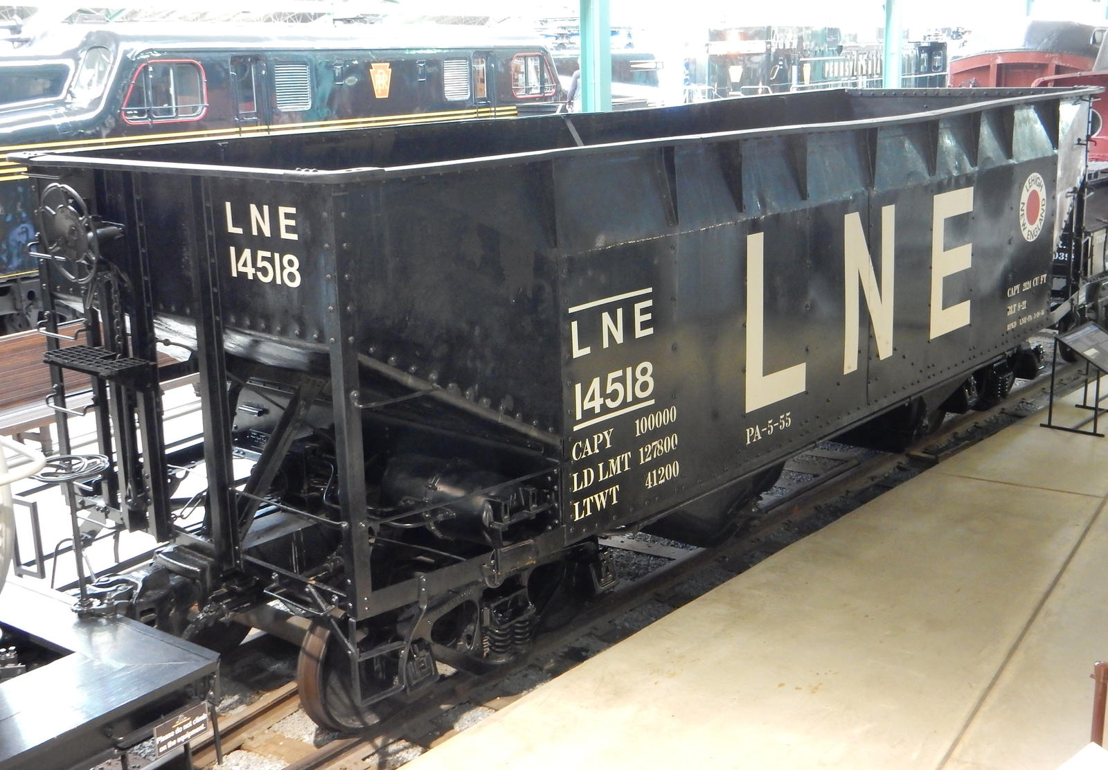 Lehigh and New England Coal Hopper 14518