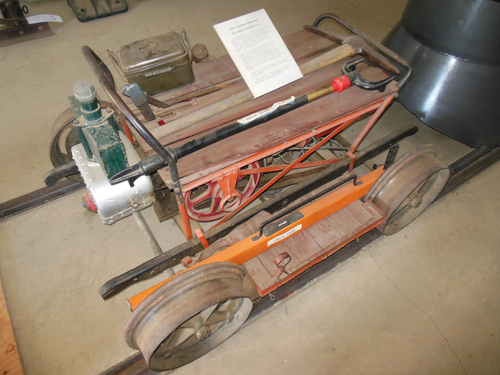 1920s Rio Grande Southern RR Speeder at OERM