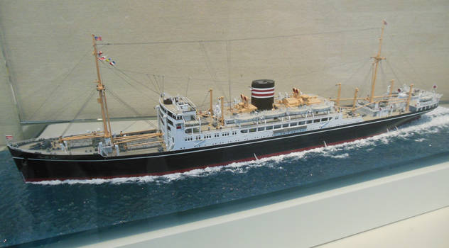 Waterline Hikawa Maru Diorama at Shiz Hobby Sq