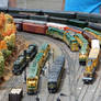 Reading Railyard and Diesel Depot Diorama