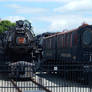 PRR K4s 3750 and DD1 3936-3937 outside RRMPA