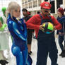 Samus and Mario at Katsucon 2018