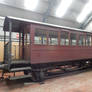 Tanfield Railway Verandah Saloon in Carriage Shed