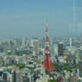 View of Tokyo Tower from Roppongi Mori Tower