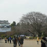 View of Nagoya Castle Grounds from East Gate