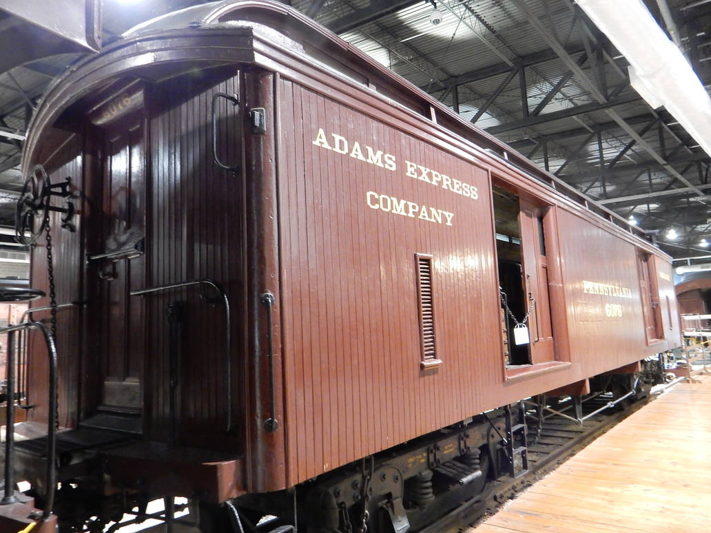 PRR Adams Express Co Bd Baggage Car 6076 by rlkitterman on DeviantArt