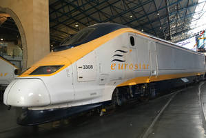 Eurostar Power Car 3308 at NRM York