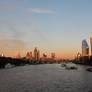 City of London and Southbank at Sunset