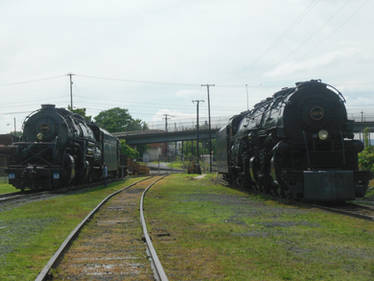 Norfolk and Western 1218 and 2156 at VMT DSCN9866