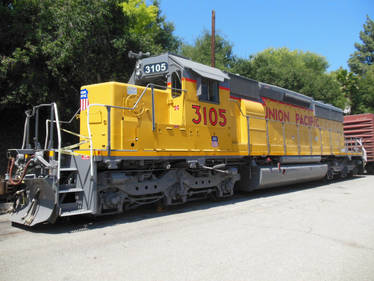 UP EMD SD40-2C No. 3105 at Rail Giants Museum
