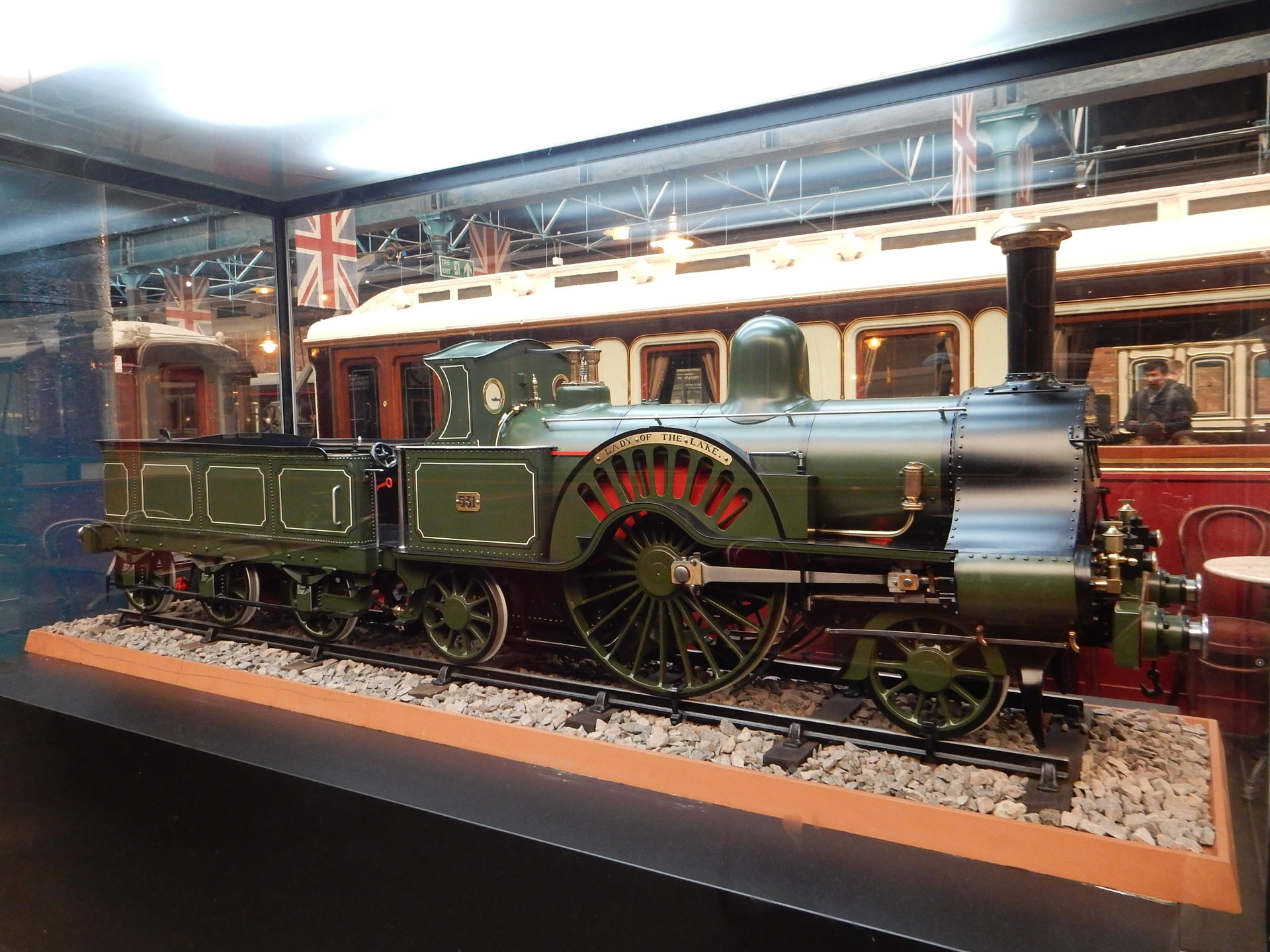 Lnwr Problem Class Color LNWR 531 Lady of the Lake in Station Hall DSCN2107 by rlkitterman on ...