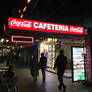 Cafeteria on Avenida Ordono II at Night