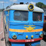 Gorky Railway TEP10-186 and Ostankino Tower