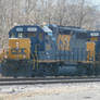 CSX 2691 and 2683 in Clifton Forge DSCN4348