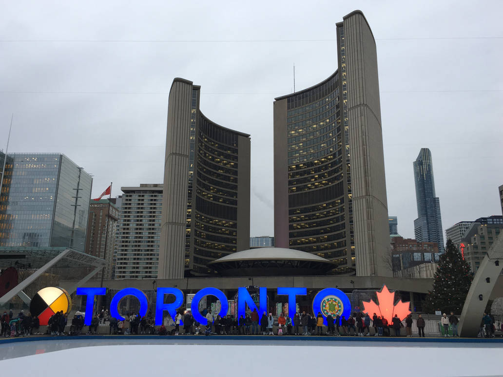 Toronto City Hall in Winter (1) by rlkitterman on DeviantArt