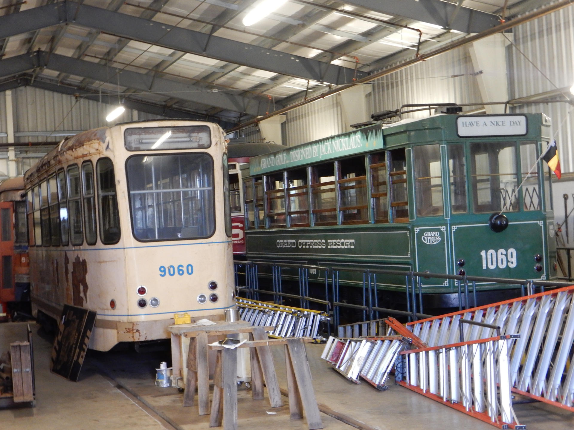 Stib 1069 STIB 1069 and 9060 at DC Trolley Museum DSCN1164 by rlkitterman on ...