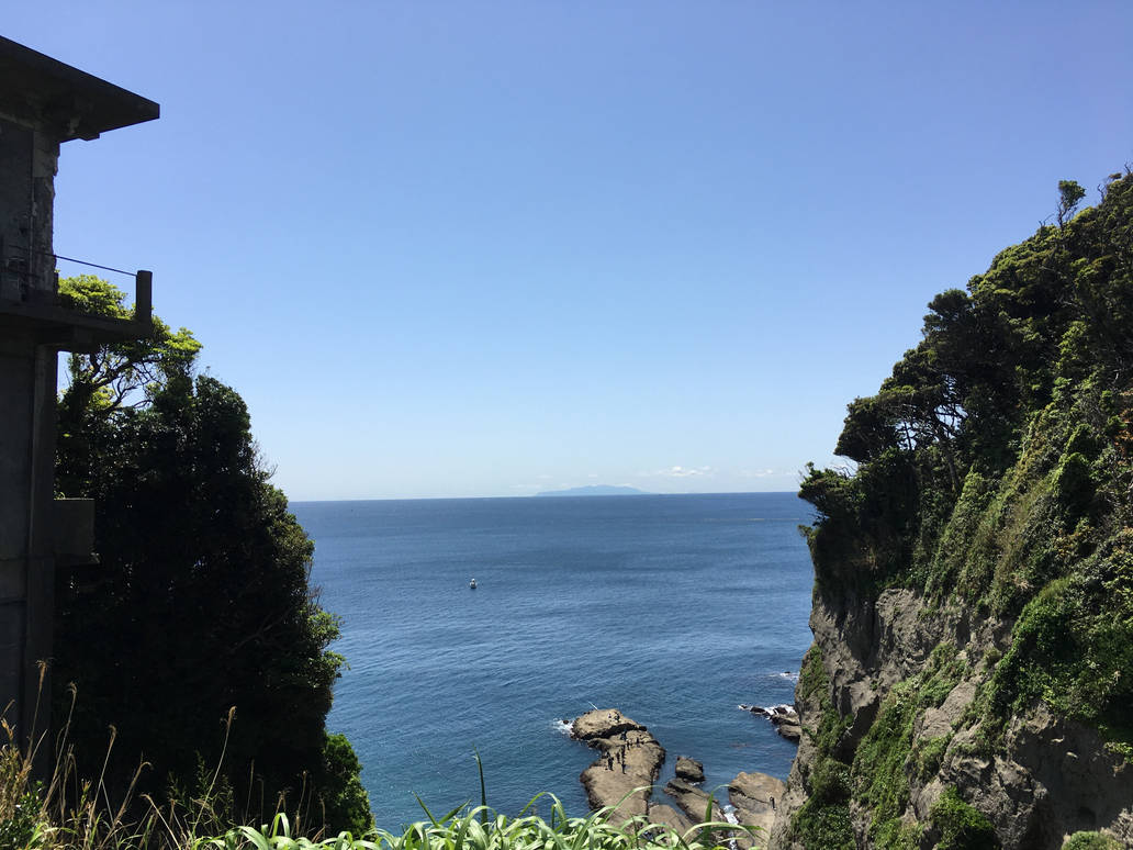 Enoshima Cliffs and Sagami Bay IMG 6155 by rlkitterman on DeviantArt