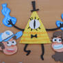 Bill Cipher Mabel and Dipper