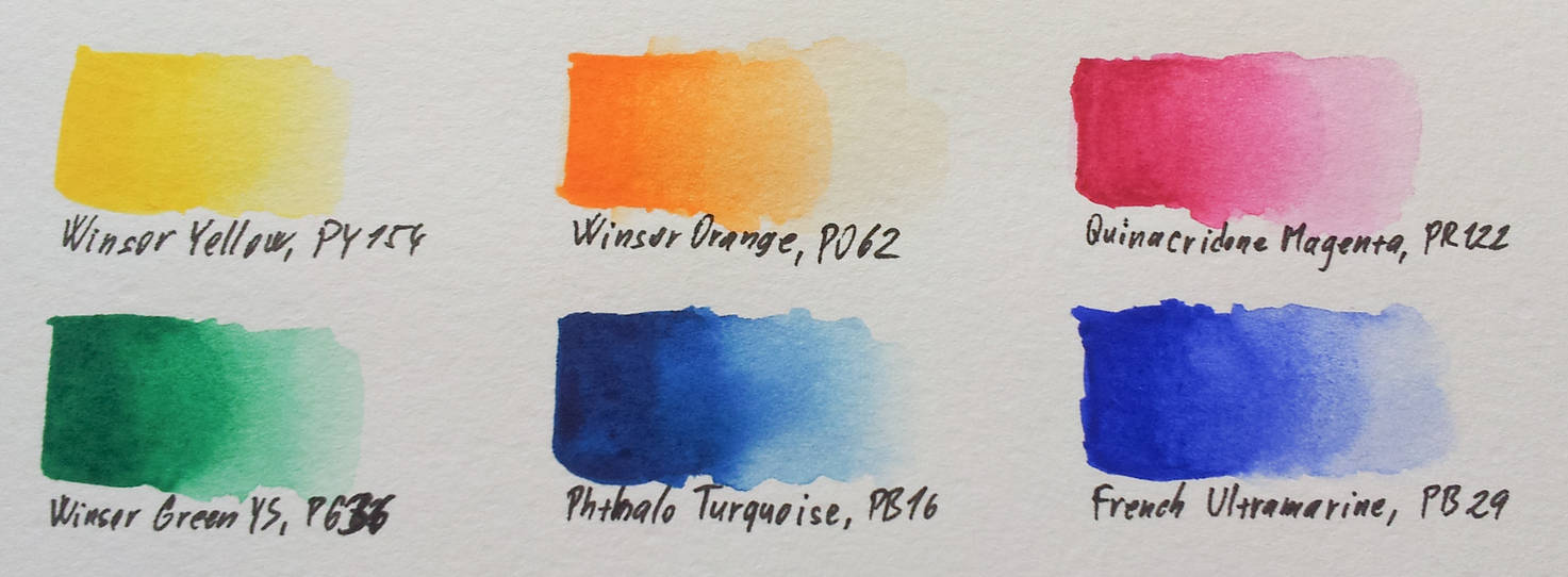 Colour chart - 6 colours palette by davidrak on DeviantArt