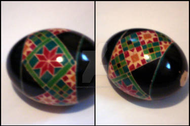 Quilt Block Pysanky Egg