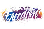 Freedom Logo (Brushes) By Ap3x