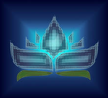 Blue Crystal Lotus