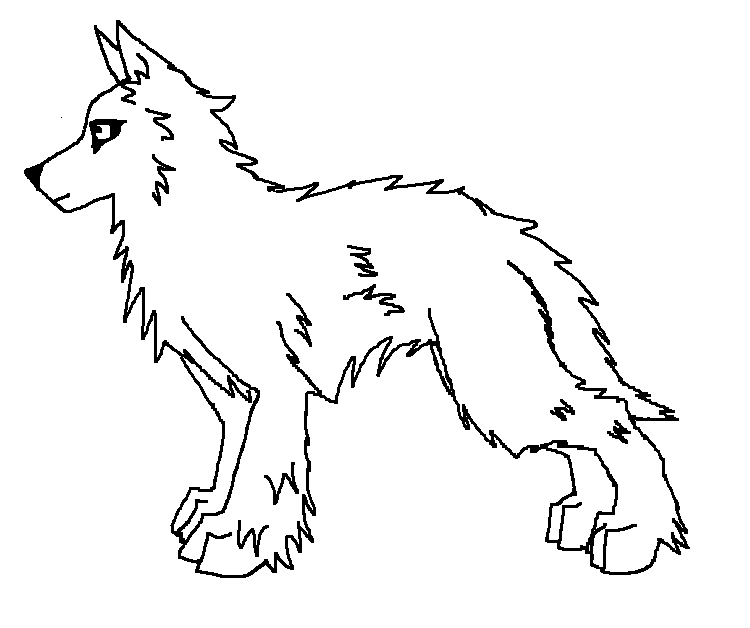 Cartoon Grey Wolf Template by Electric-blue7 on DeviantArt