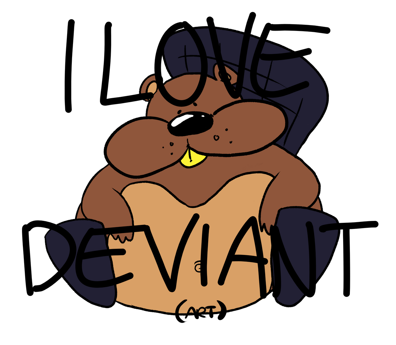 Deviantart. Jpg i love deviant (art) by BeaverThingy on DeviantArt