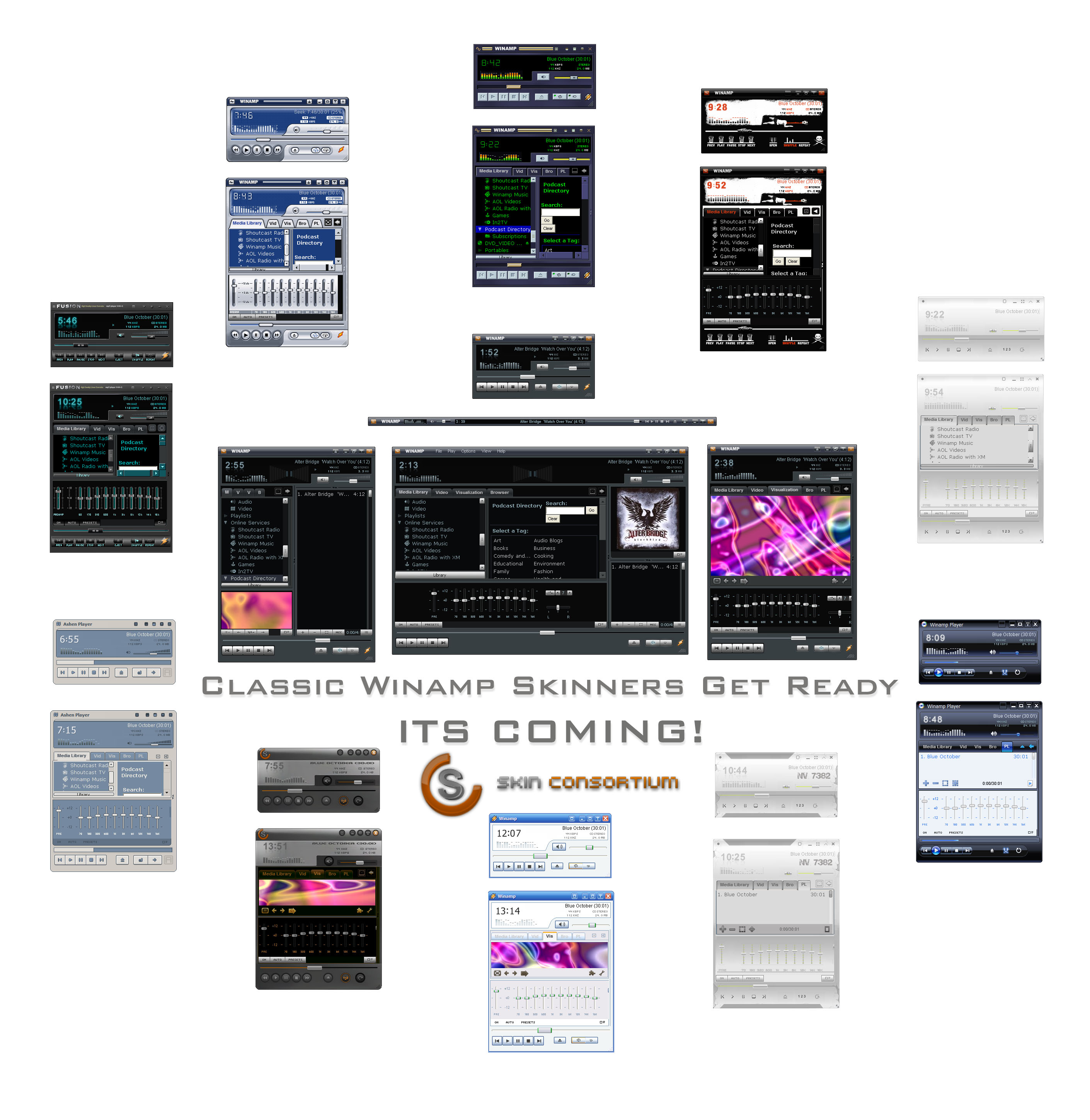 Winamp Skin Tutorial Deviantart Get Ready Winamp Evolution by Skin-Consortium on DeviantArt