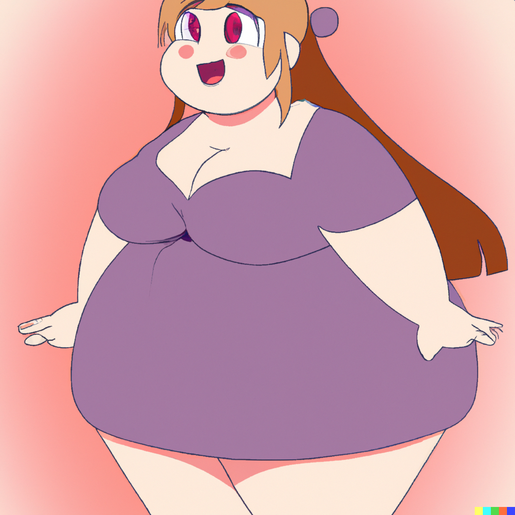 Fat anime girl by yeetadfadf on DeviantArt