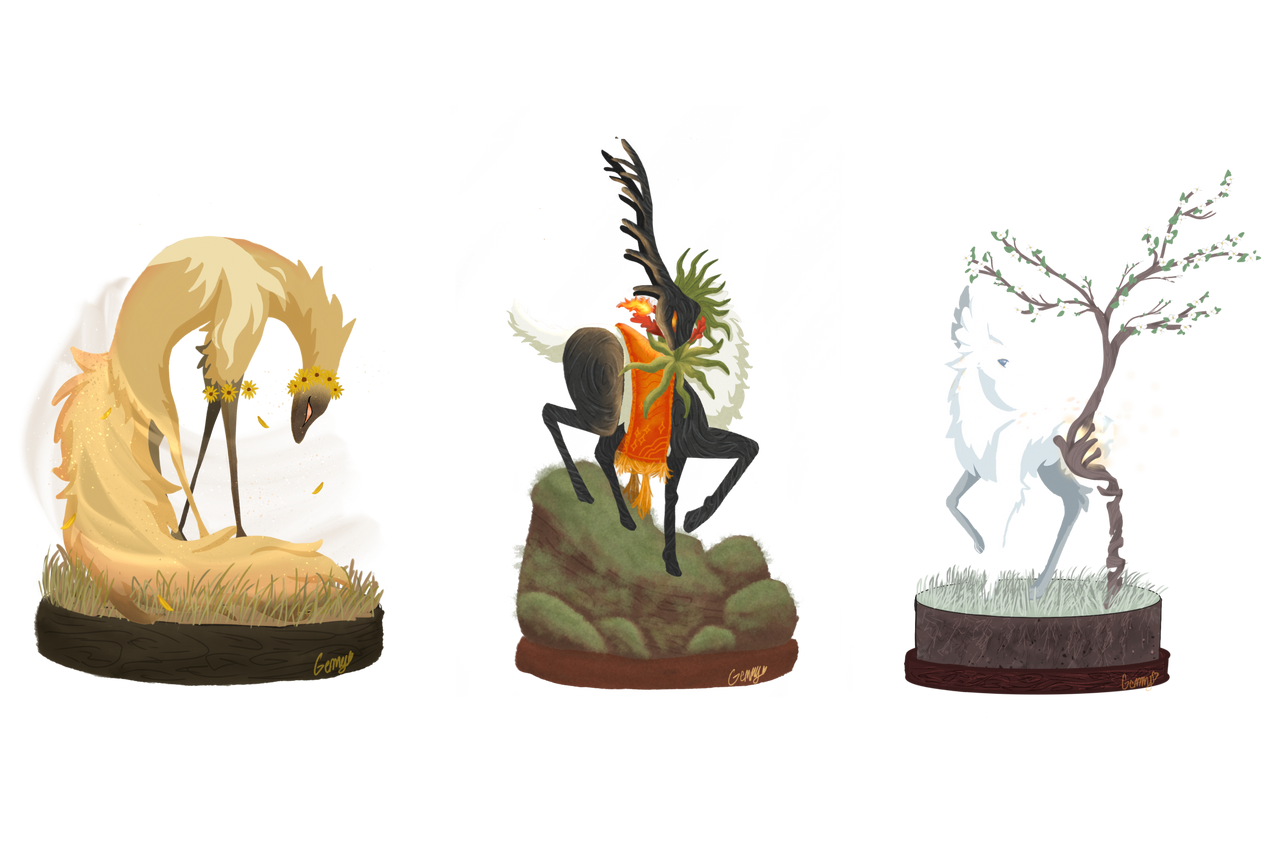 Statues Deviantart Esk Statues by Dragongem23 on DeviantArt