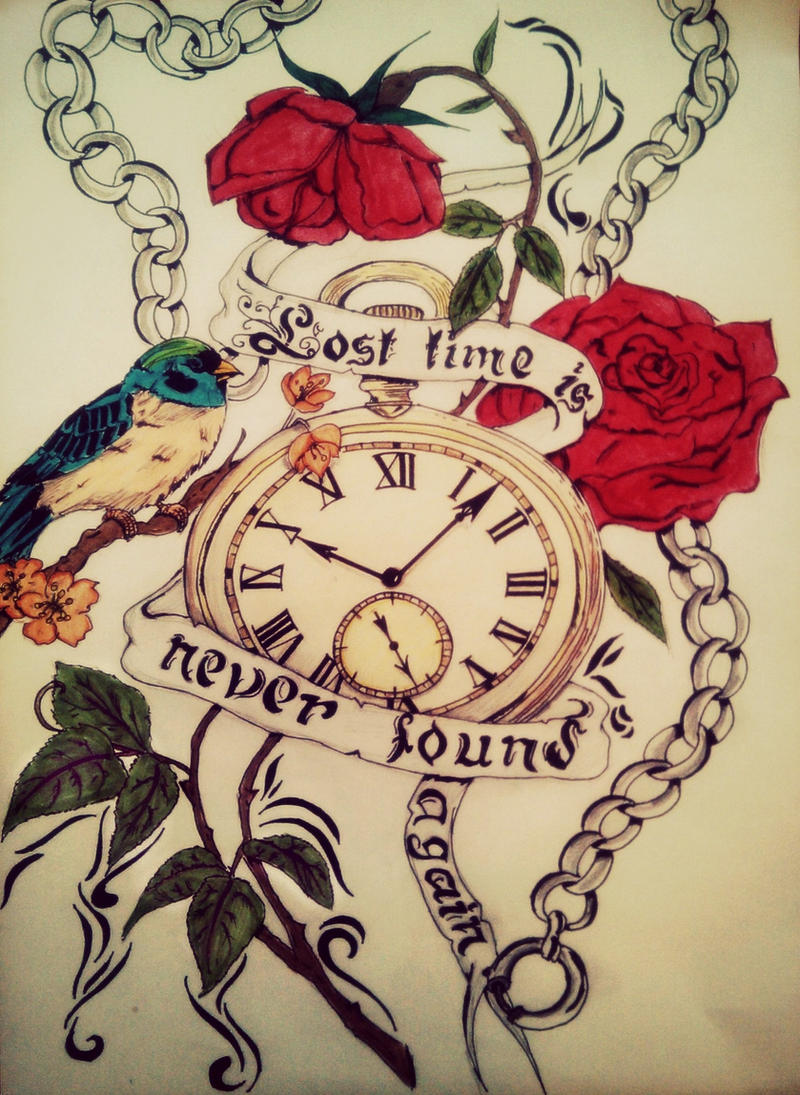 Lost time is never found again by tattoo-love-forever on DeviantArt