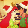 Christmas with Ariel and Aladdin