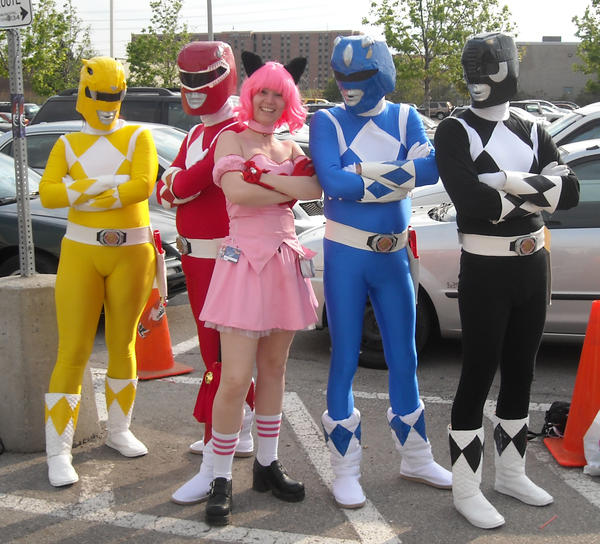 Mewing Power Rangers Mew Ichigo and Power Ranger by MusicalDream on DeviantArt
