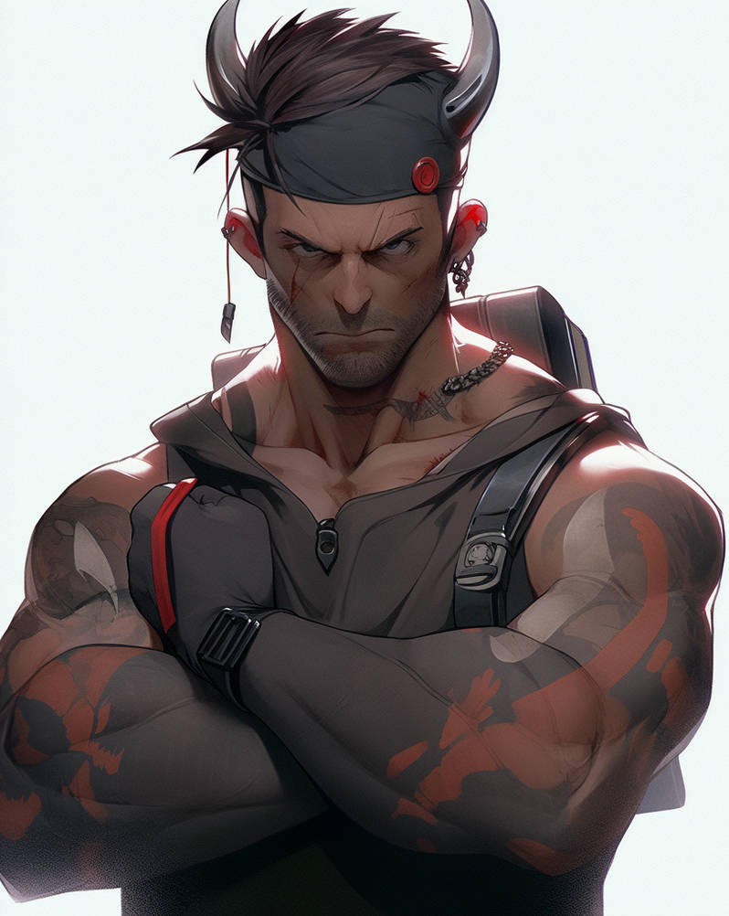 Muscular Demon by Malkhai on DeviantArt