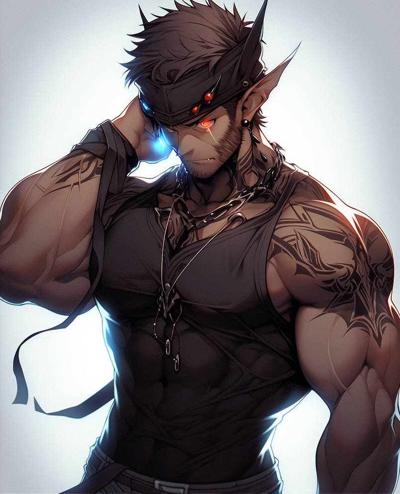 Muscular Demon by Malkhai on DeviantArt