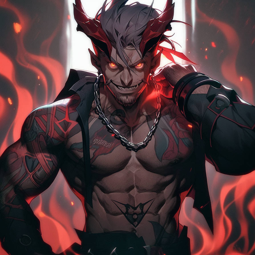 Muscular Demon by Malkhai on DeviantArt