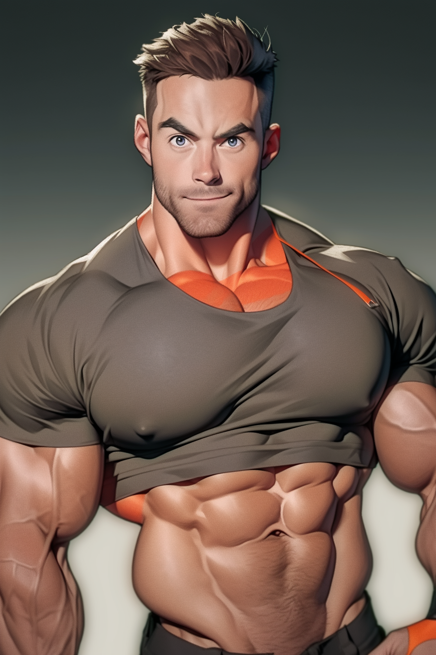 Deviantart Guy Model Muscular Guy - AI by Malkhai on DeviantArt