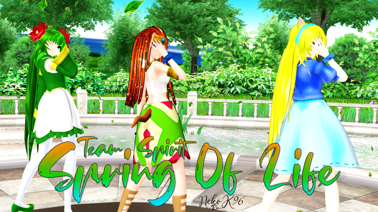 Mmd Spring MMD Spring of Life - Team Spirit by petite-neko-kitsune on DeviantArt