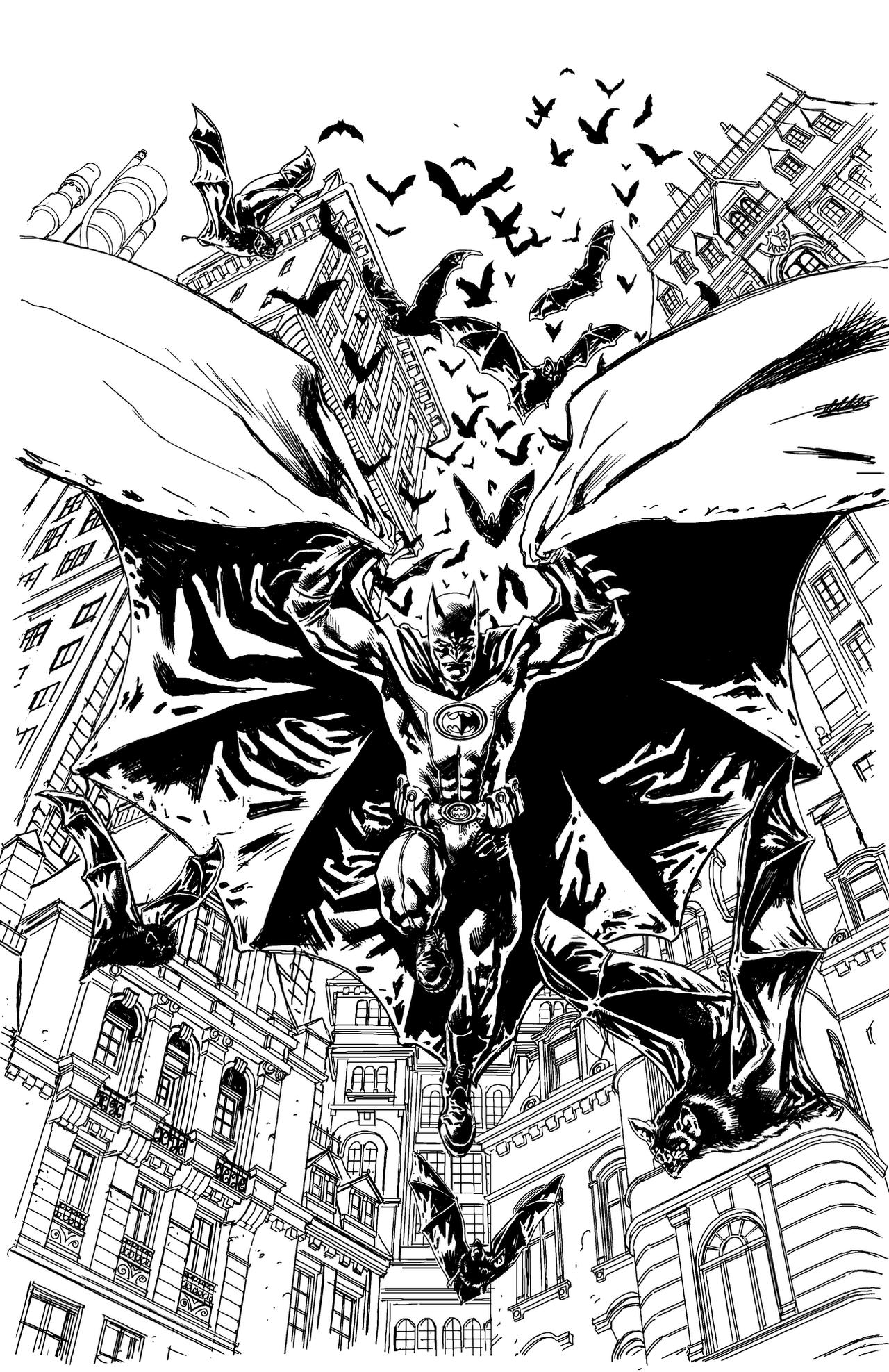 Batman Inc Cover Pencils