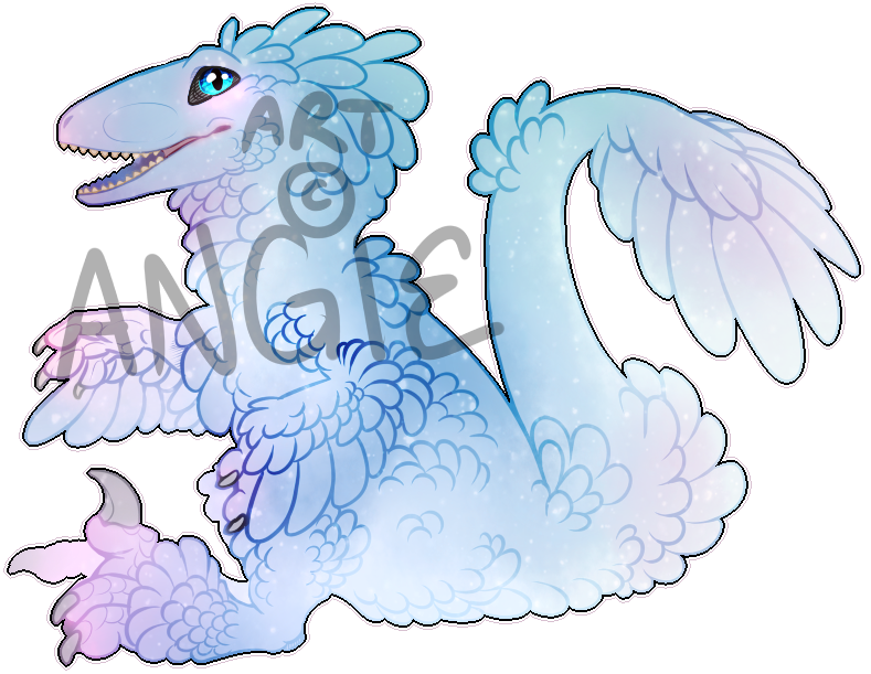 Some Fluffy Raptor Thing by AngiiieBum on DeviantArt