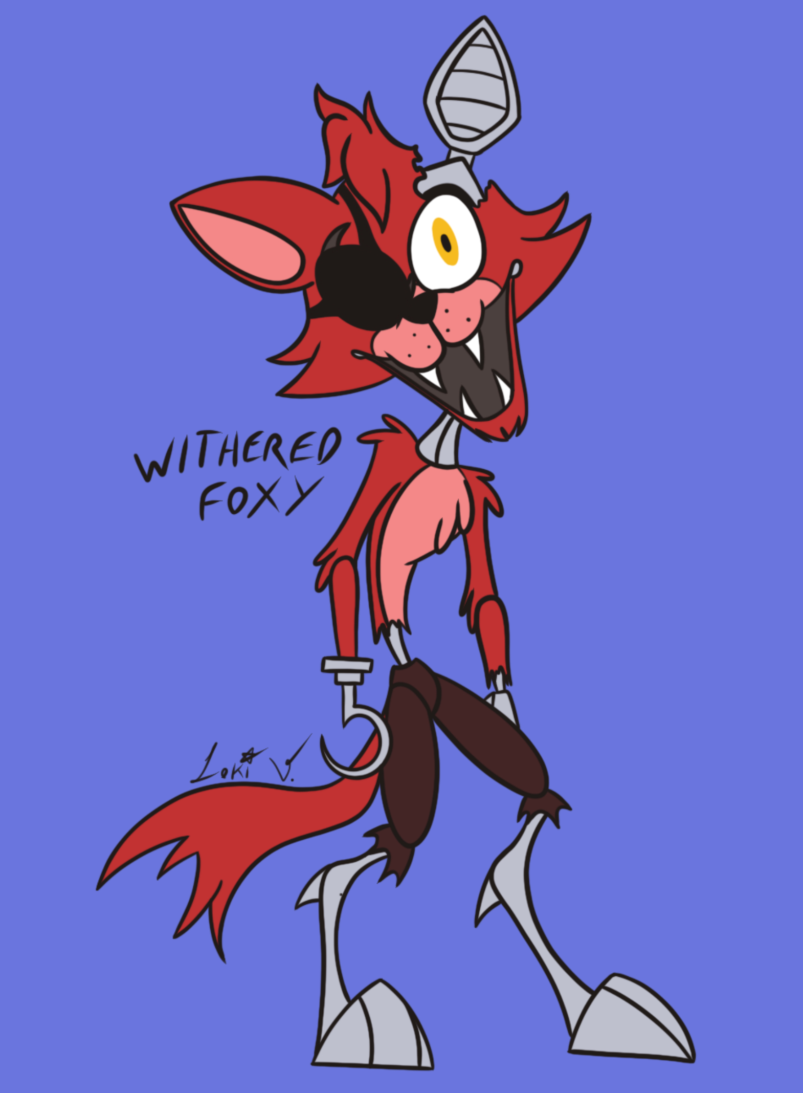 Withered Foxy - FNAF by DaviSonic1 on DeviantArt