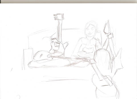 1st Lifedrawing Dr Sketchys No.1