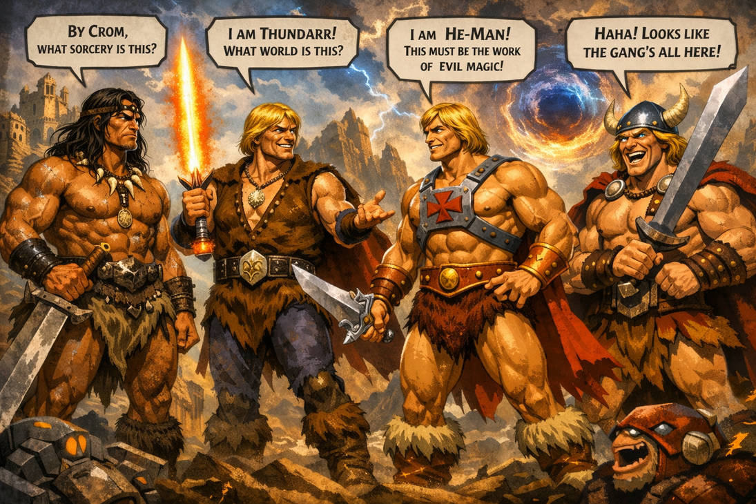 Crognard Barbarians of the Multiverse by GabrielDmz12 on DeviantArt