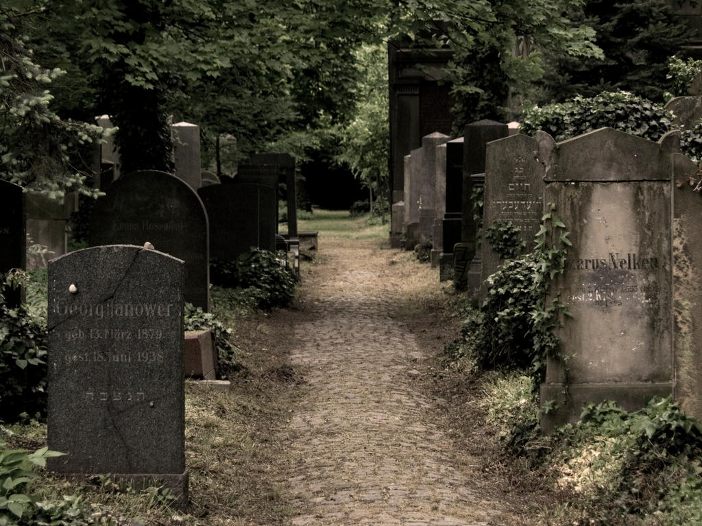 Old Jewish Cemetery in Wroclaw (Poland)