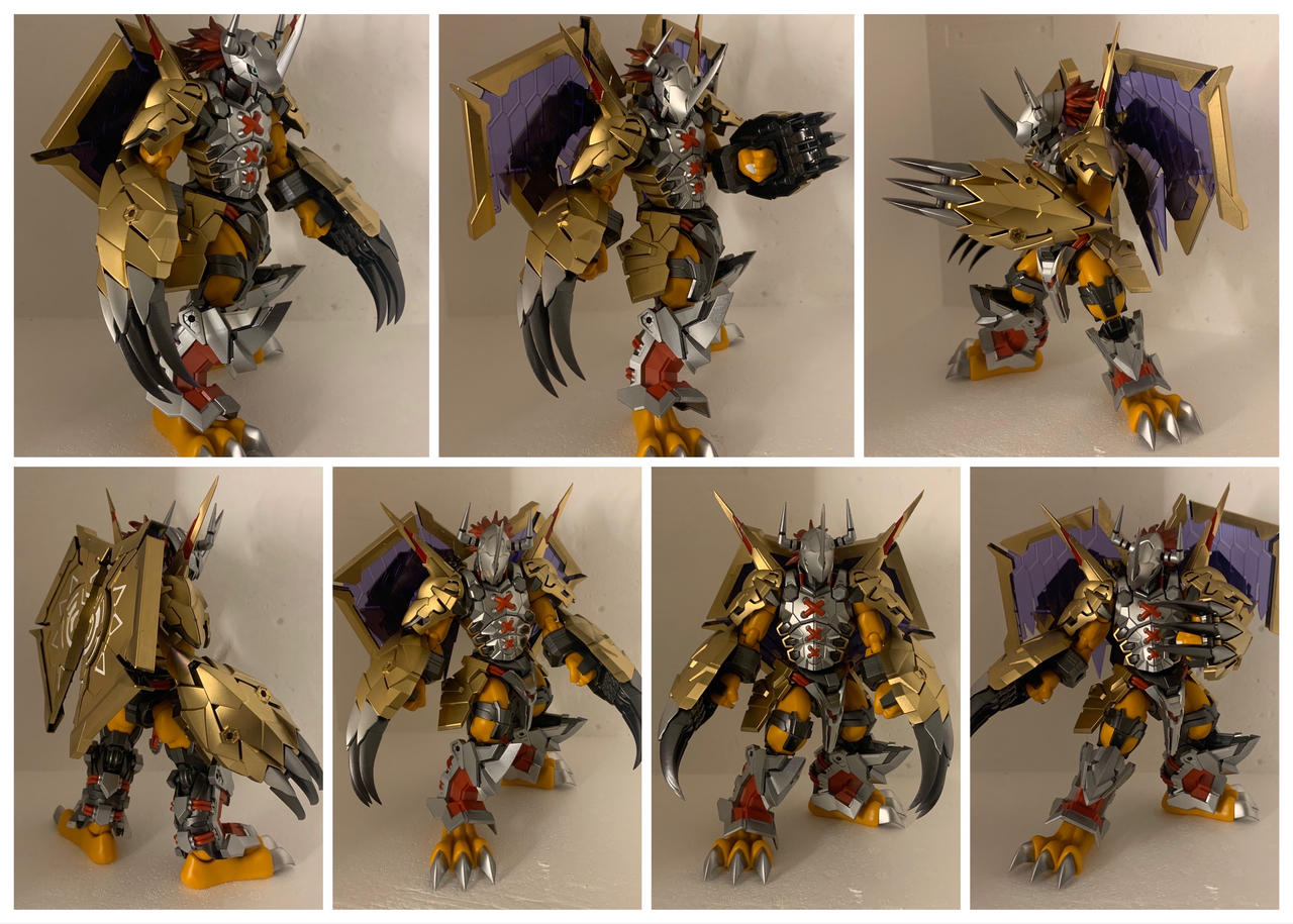 Wargreymon Figure-Rise (custom paint) by neoarchangemon on DeviantArt